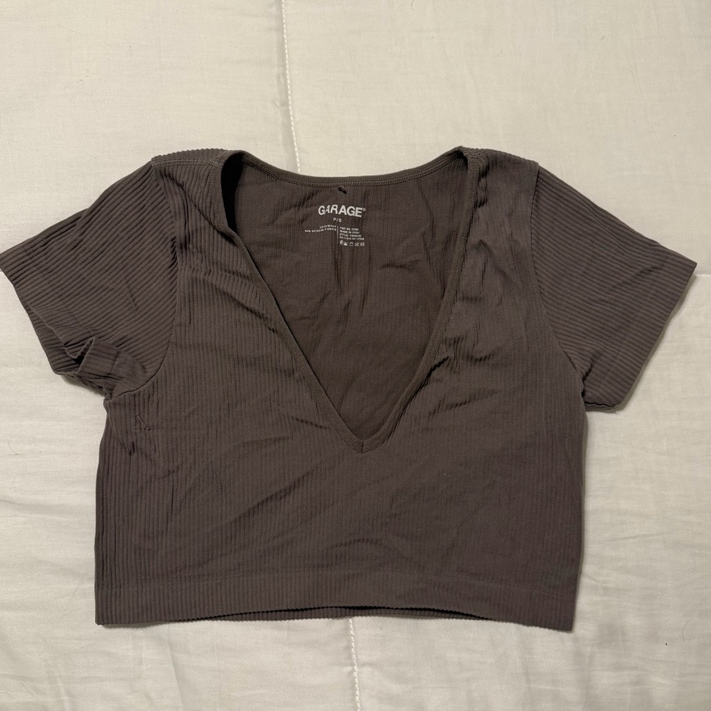 Garage Mauve Crop Top